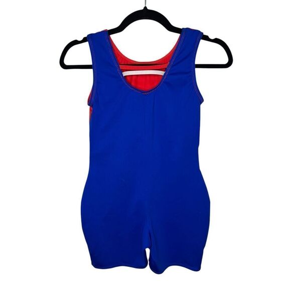 Cat & Jack Girls 14 Patriotic Gymnastics Leotard Dance Unitard - Picture 3 of 6